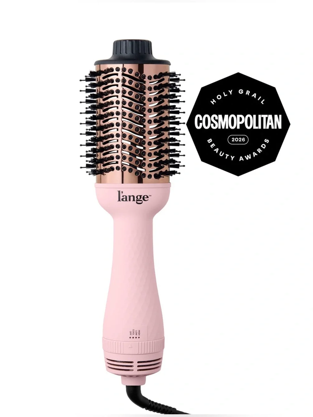 L’ange Le Volume 2-in-1 Titanium Brush Dryer •Blush•